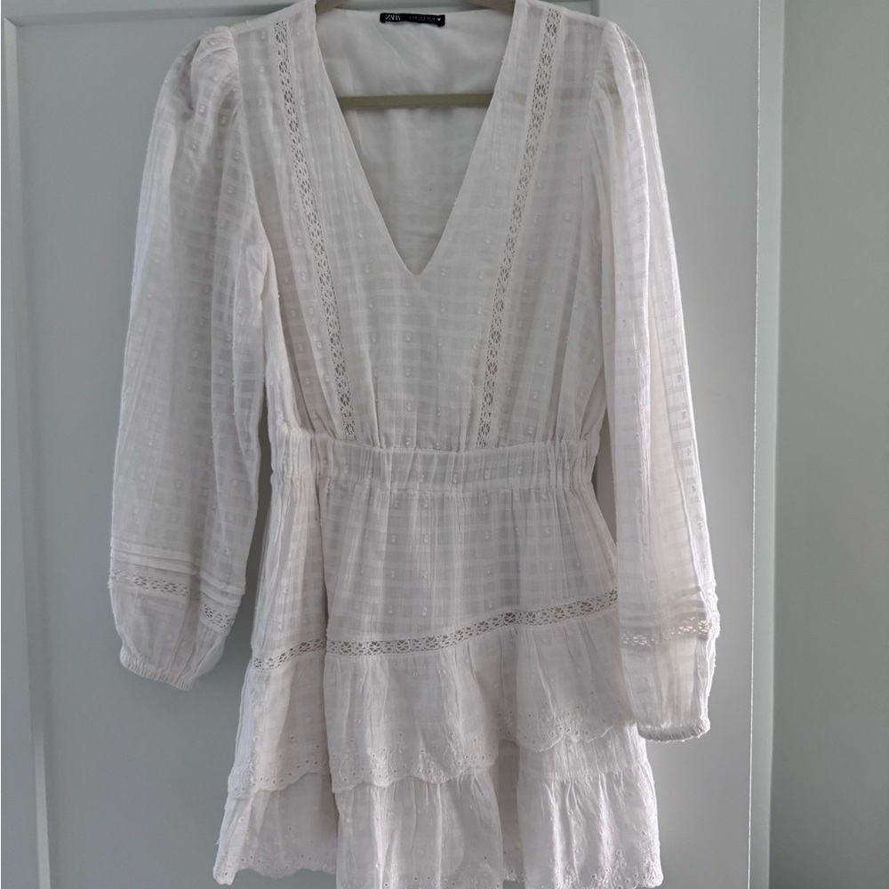 Zara White Mini Dress